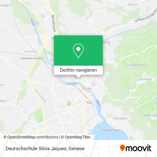 Deutschschule Silvia Jaques Karte