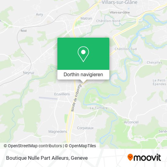 Boutique Nulle Part Ailleurs Karte