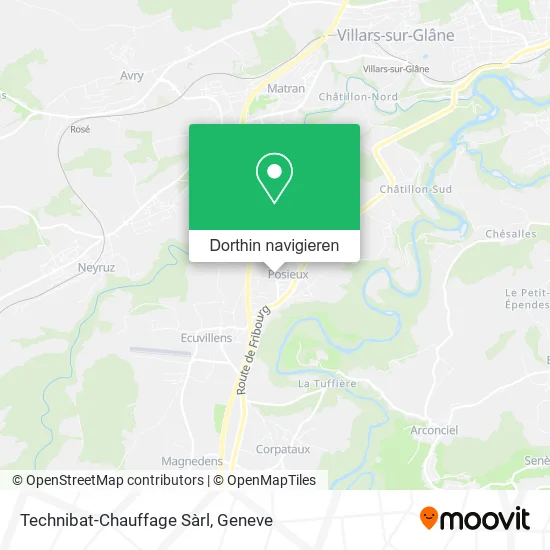 Technibat-Chauffage Sàrl Karte