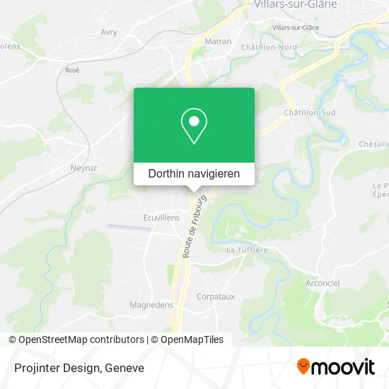 Projinter Design Karte