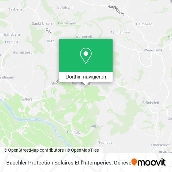 Baechler Protection Solaires Et l'Intempéries Karte