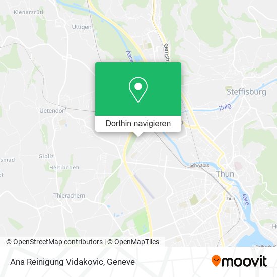 Ana Reinigung Vidakovic Karte