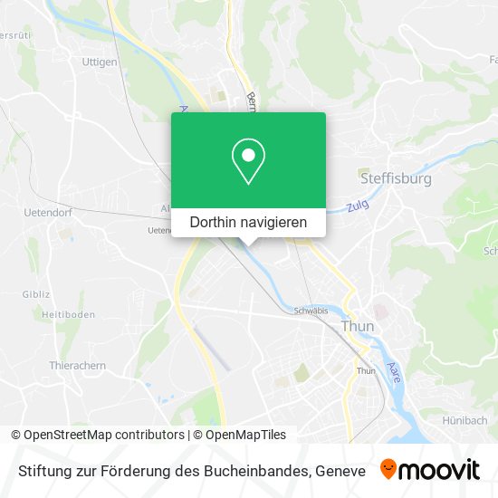 Stiftung zur Förderung des Bucheinbandes Karte