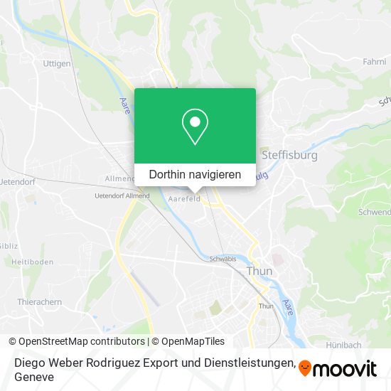 Diego Weber Rodriguez Export und Dienstleistungen Karte