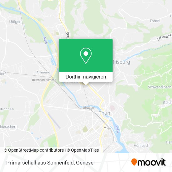 Primarschulhaus Sonnenfeld Karte