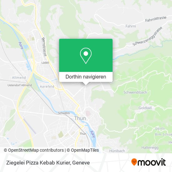 Ziegelei Pizza Kebab Kurier Karte