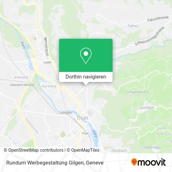 Rundum Werbegestaltung Gilgen Karte