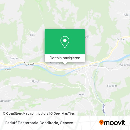 Caduff Pasternaria-Conditoria Karte