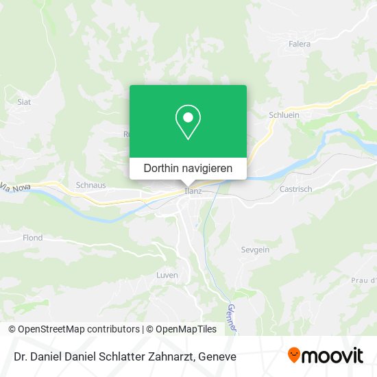 Dr. Daniel Daniel Schlatter Zahnarzt Karte