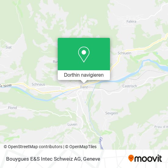 Bouygues E&S Intec Schweiz AG Karte