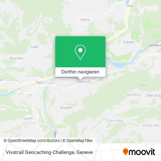 Vivatrail Geocaching-Challenge Karte