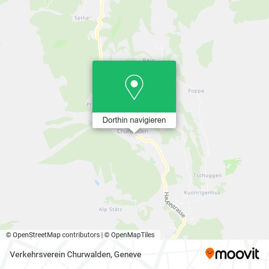 Verkehrsverein Churwalden Karte