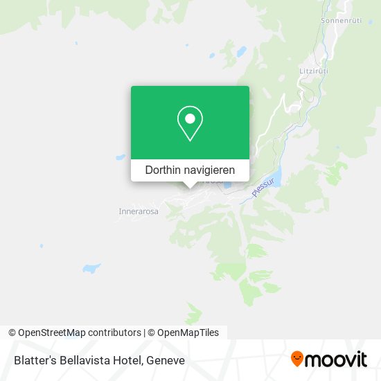 Blatter's Bellavista Hotel Karte