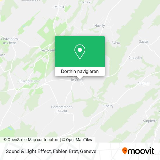 Sound & Light Effect, Fabien Brat Karte