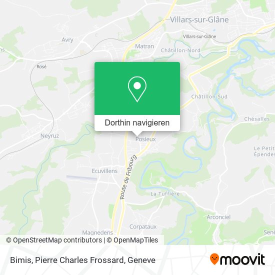 Bimis, Pierre Charles Frossard Karte