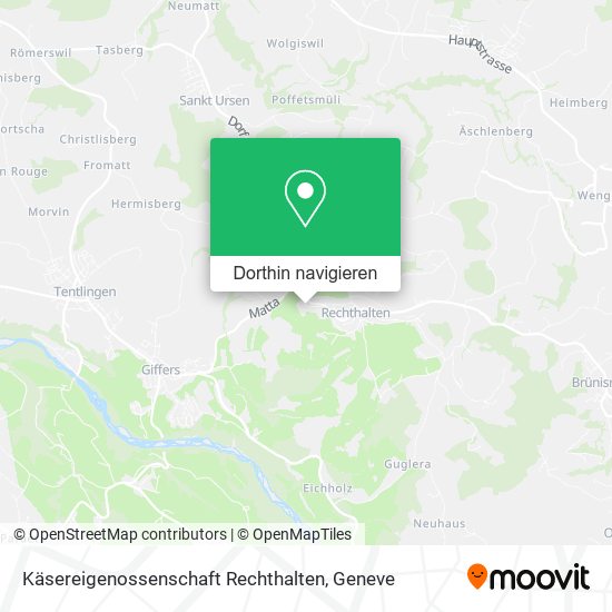Käsereigenossenschaft Rechthalten Karte