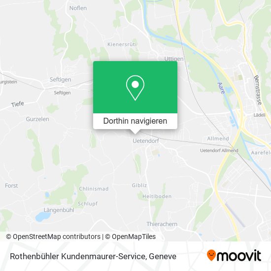 Rothenbühler Kundenmaurer-Service Karte