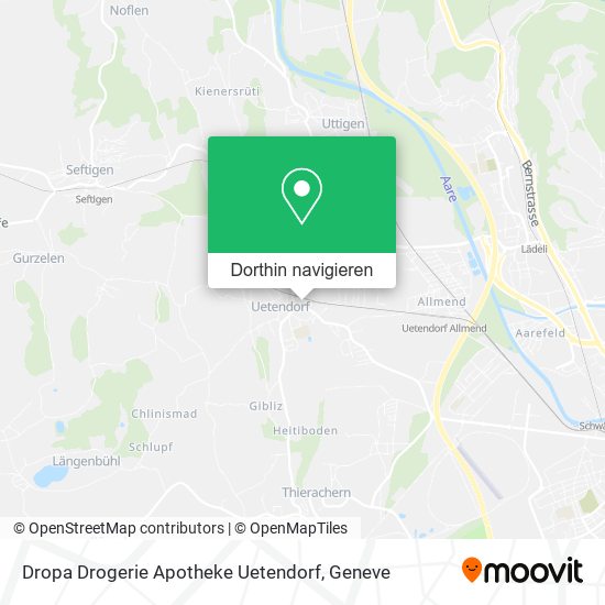 Dropa Drogerie Apotheke Uetendorf Karte