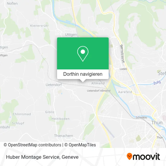 Huber Montage Service Karte