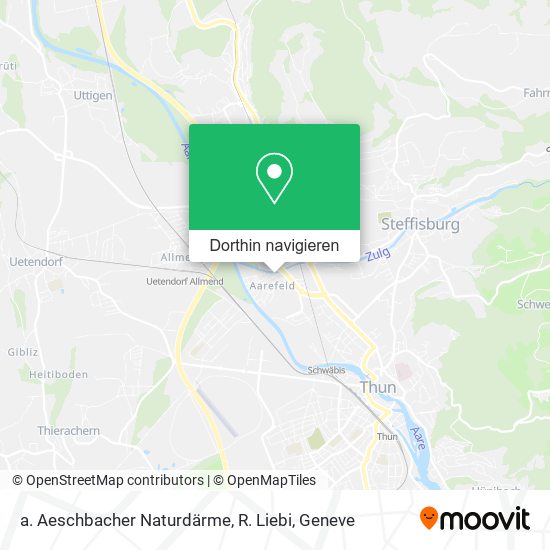 a. Aeschbacher Naturdärme, R. Liebi Karte
