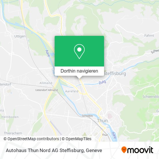 Autohaus Thun Nord AG Steffisburg Karte