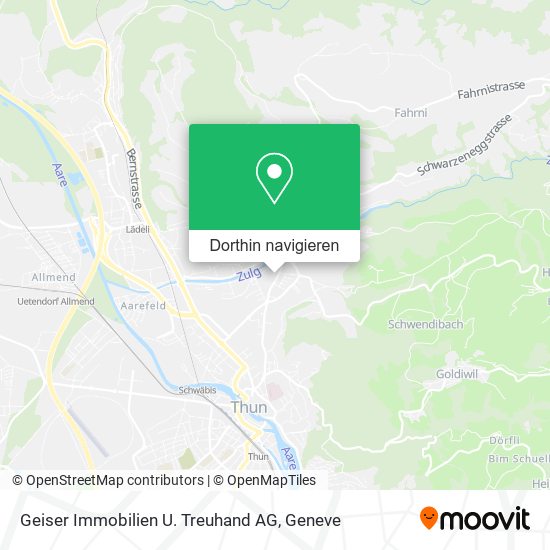 Geiser Immobilien U. Treuhand AG Karte