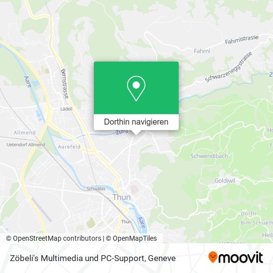 Zöbeli's Multimedia und PC-Support Karte