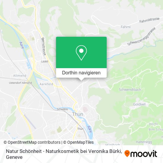 Natur Schönheit - Naturkosmetik bei Veronika Bürki Karte