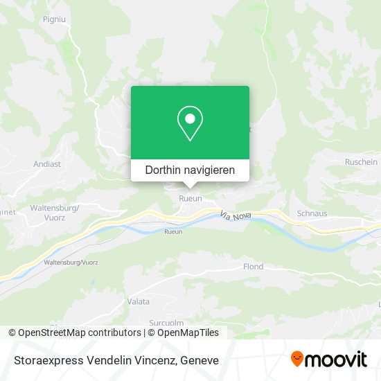 Storaexpress Vendelin Vincenz Karte