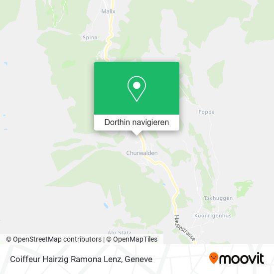 Coiffeur Hairzig Ramona Lenz Karte
