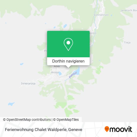 Ferienwohnung Chalet Waldperle Karte