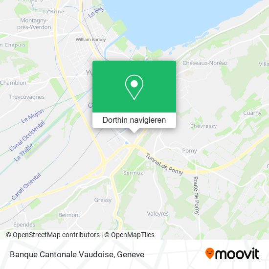 Banque Cantonale Vaudoise Karte