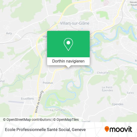 Ecole Professionnelle Santé Social Karte