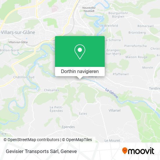 Gevisier Transports Sàrl Karte