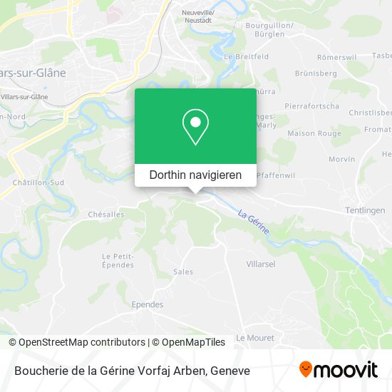 Boucherie de la Gérine Vorfaj Arben Karte