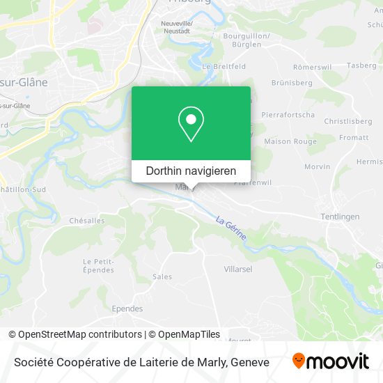 Société Coopérative de Laiterie de Marly Karte