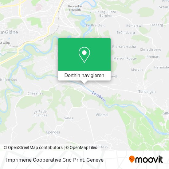 Imprimerie Coopérative Cric-Print Karte