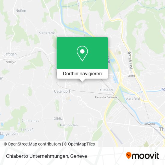 Chiaberto Unternehmungen Karte