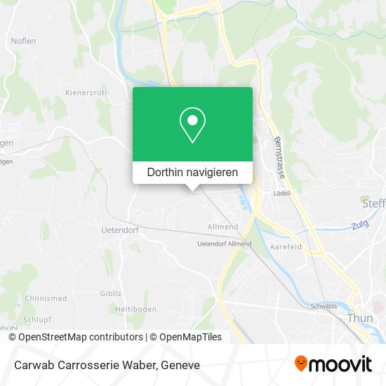 Carwab Carrosserie Waber Karte