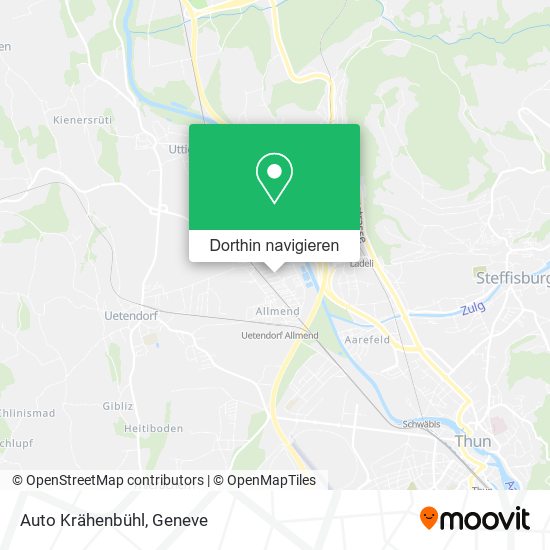Auto Krähenbühl Karte