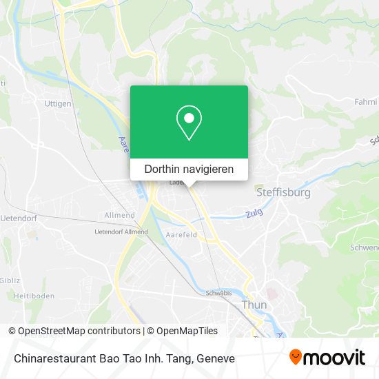 Chinarestaurant Bao Tao Inh. Tang Karte