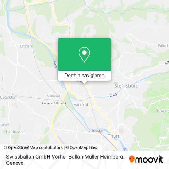 Swissballon GmbH Vorher Ballon-Müller Heimberg Karte