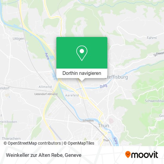 Weinkeller zur Alten Rebe Karte