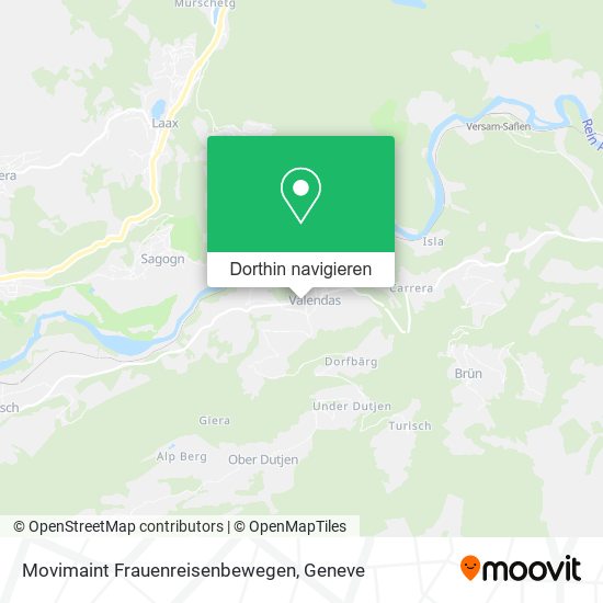 Movimaint Frauenreisenbewegen Karte