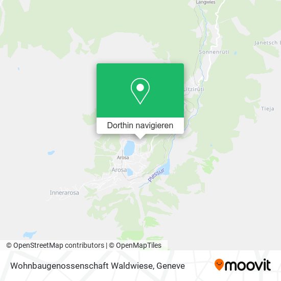 Wohnbaugenossenschaft Waldwiese Karte