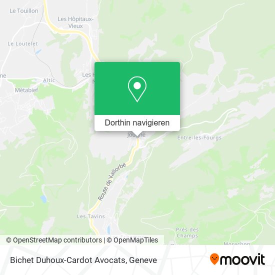 Bichet Duhoux-Cardot Avocats Karte