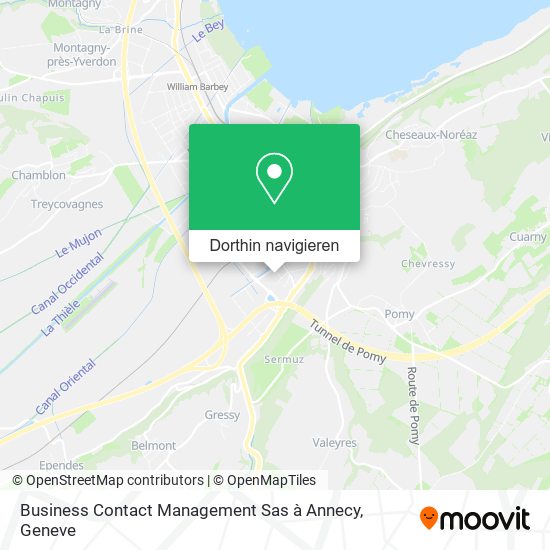 Business Contact Management Sas à Annecy Karte