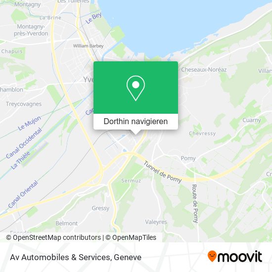 Av Automobiles & Services Karte