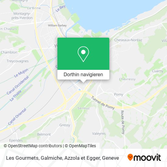 Les Gourmets, Galmiche, Azzola et Egger Karte