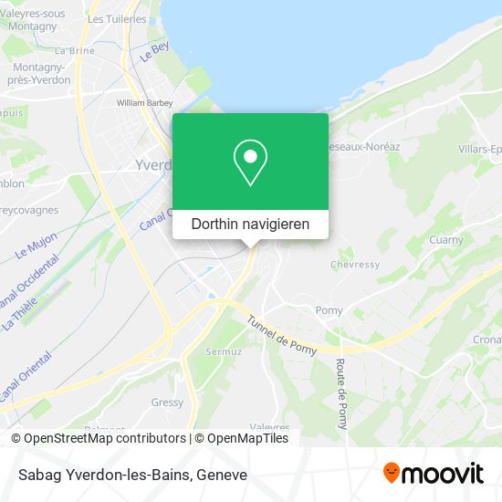 Sabag Yverdon-les-Bains Karte